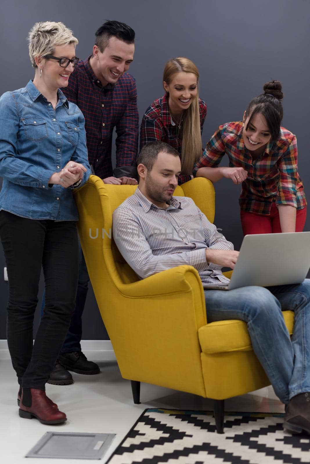 startup business team on meeting at modern office by dotshock