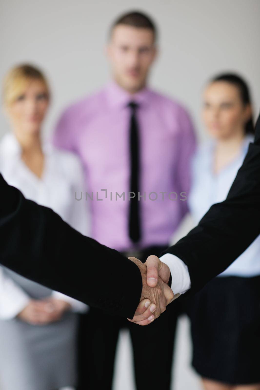 business people  team  at a meeting in a light and modern office environment.