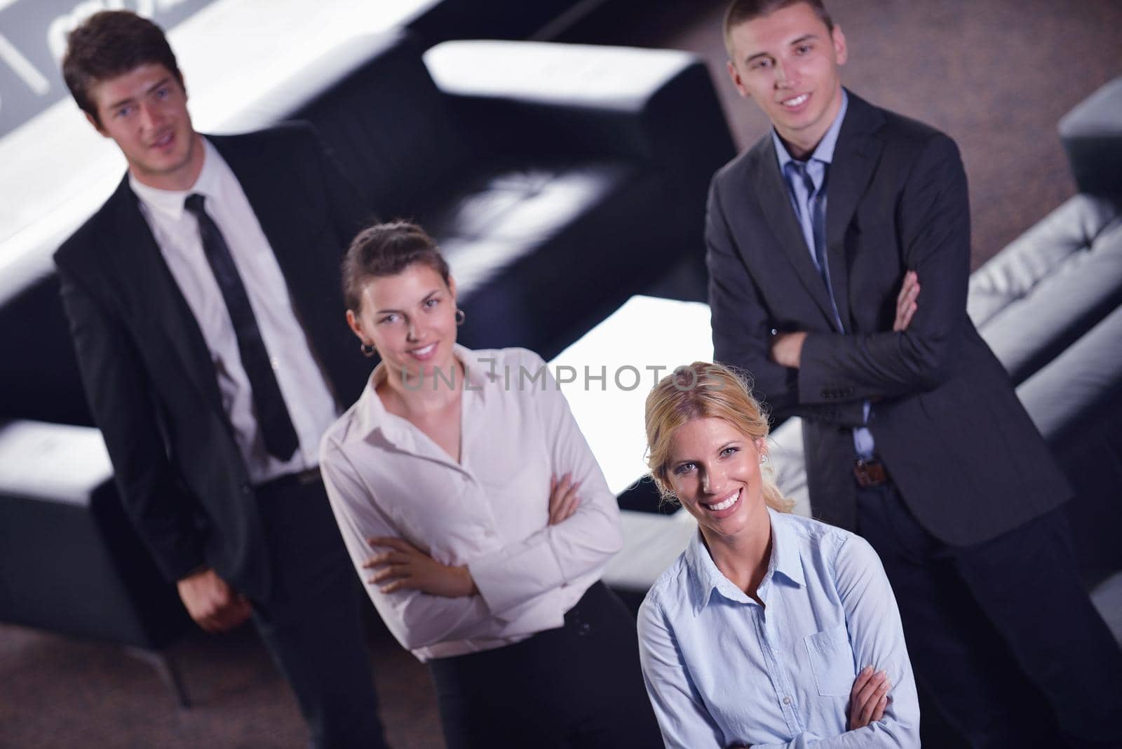 business people  team  group  on a meeting have success and make deal