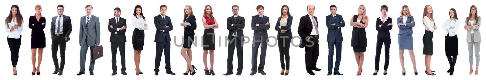 Young attractive business people - the elite business team by asdf