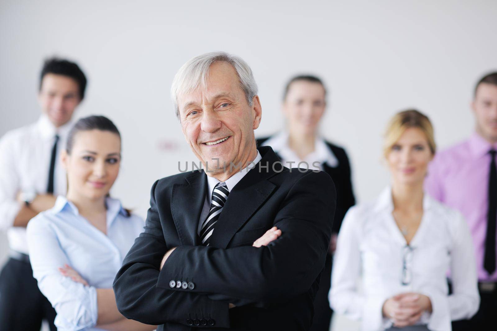 business people  team  at a meeting in a light and modern office environment.