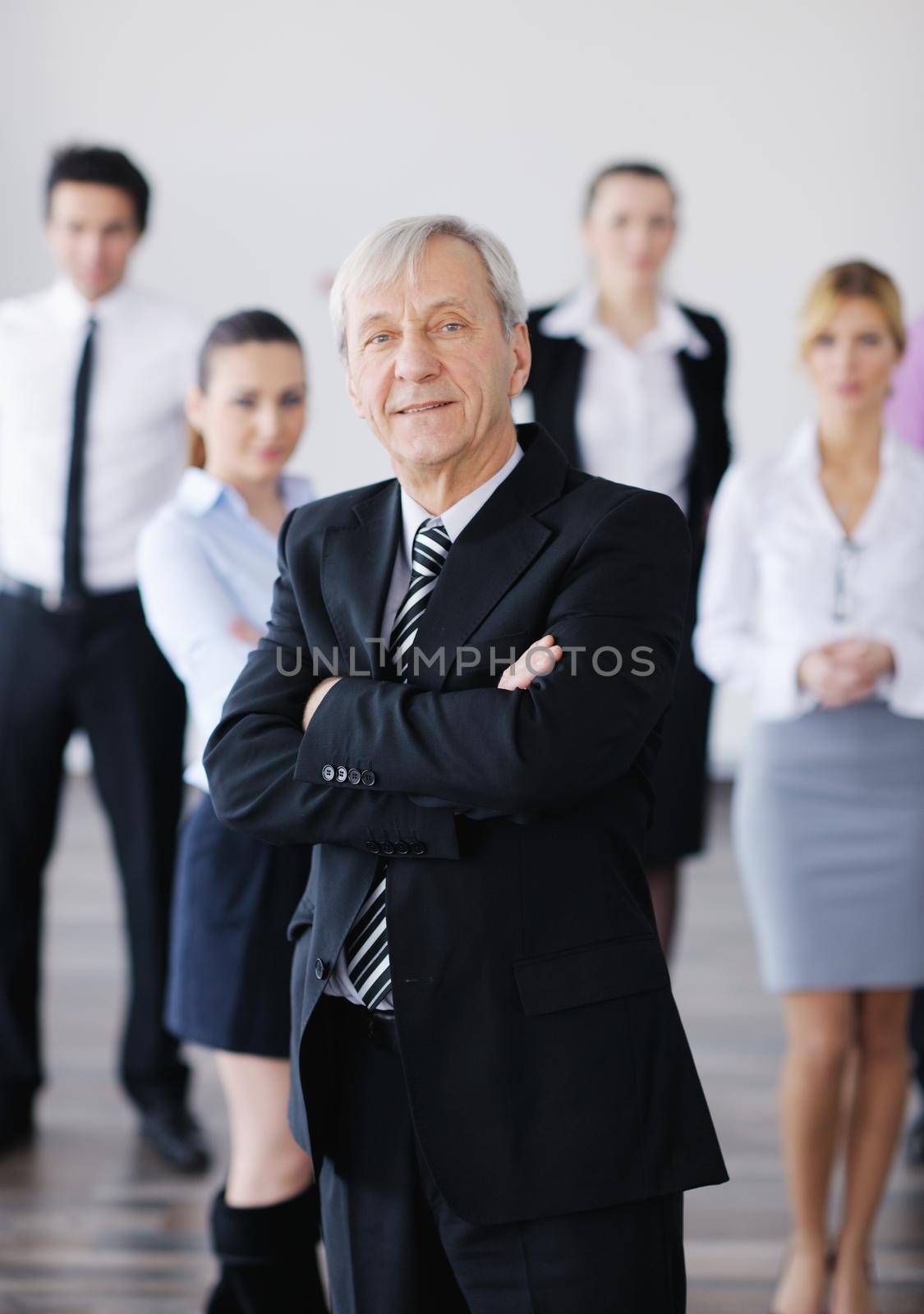 business people  team  at a meeting in a light and modern office environment.