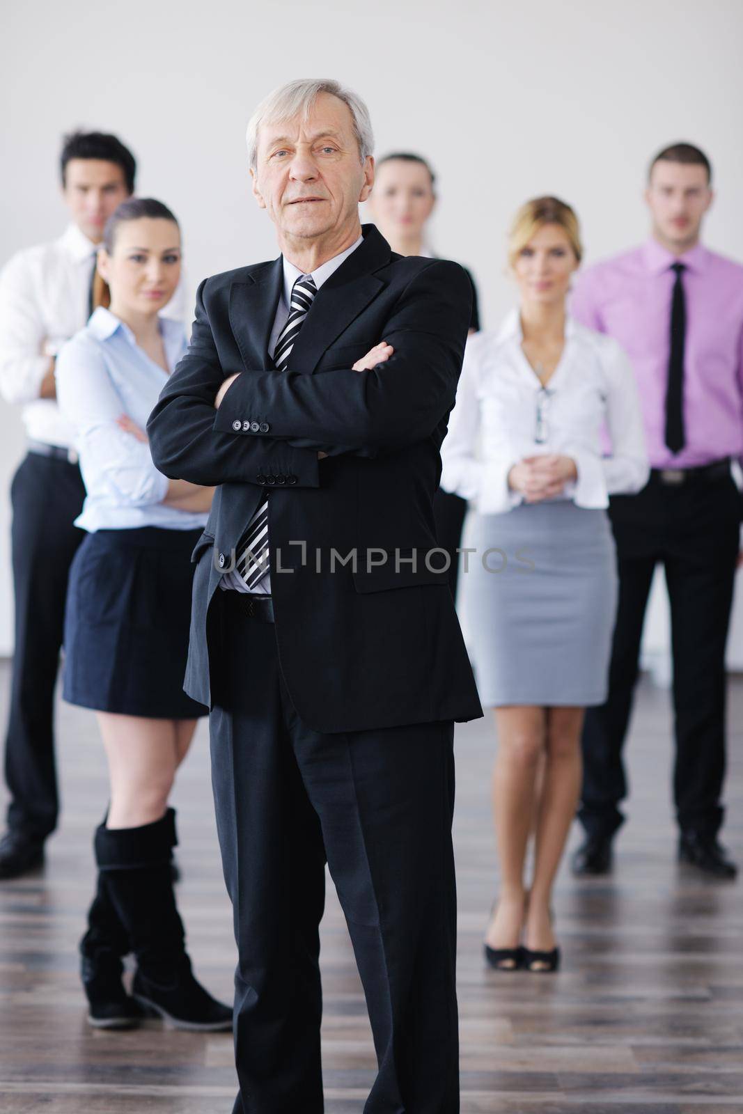 business people  team  at a meeting in a light and modern office environment.