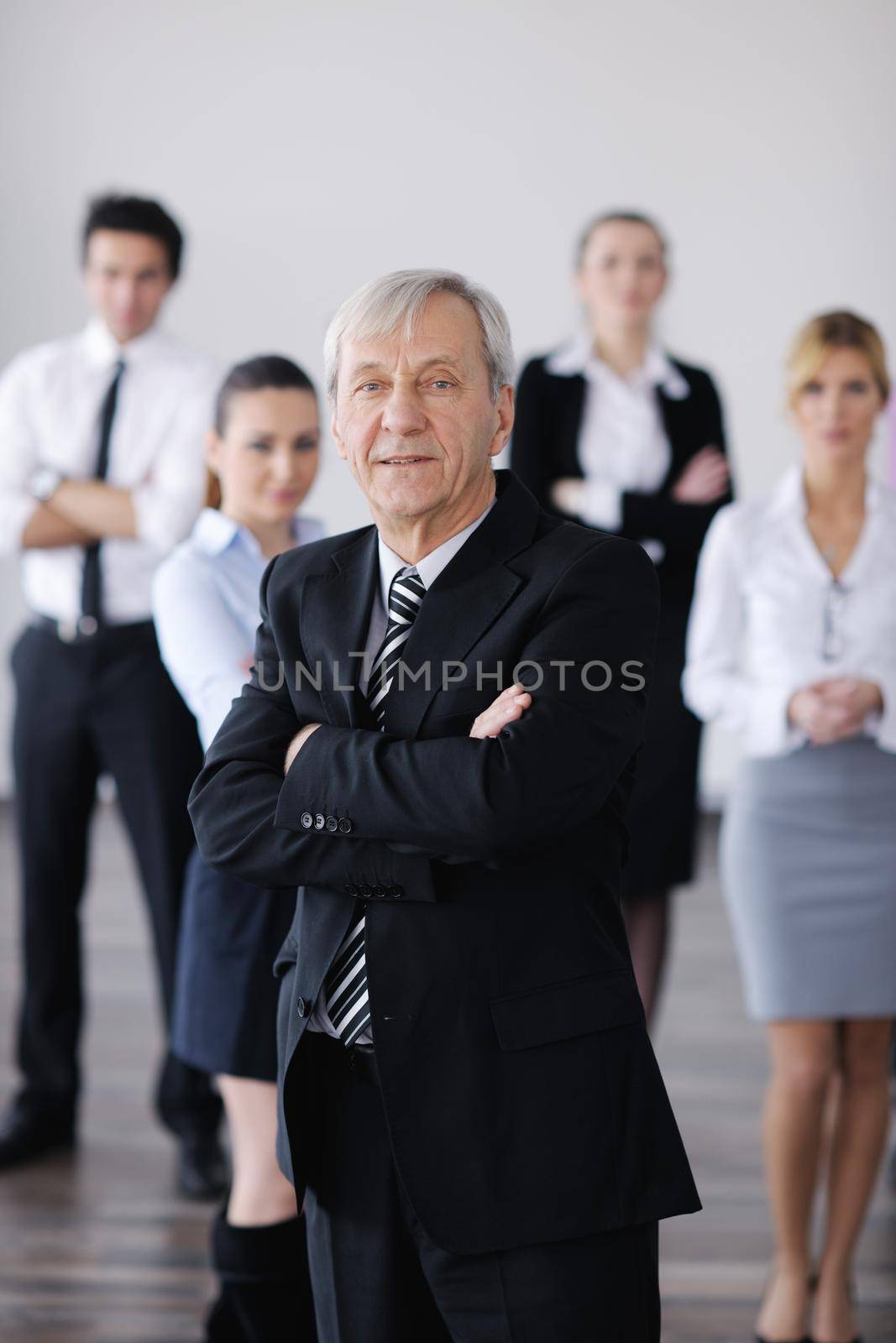 business people  team  at a meeting in a light and modern office environment.