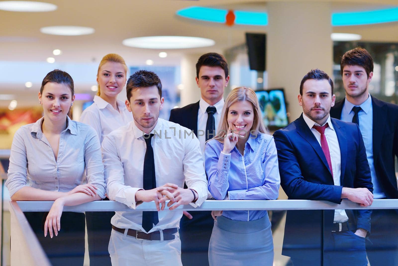 portrait of business people  team  group at modern bright office