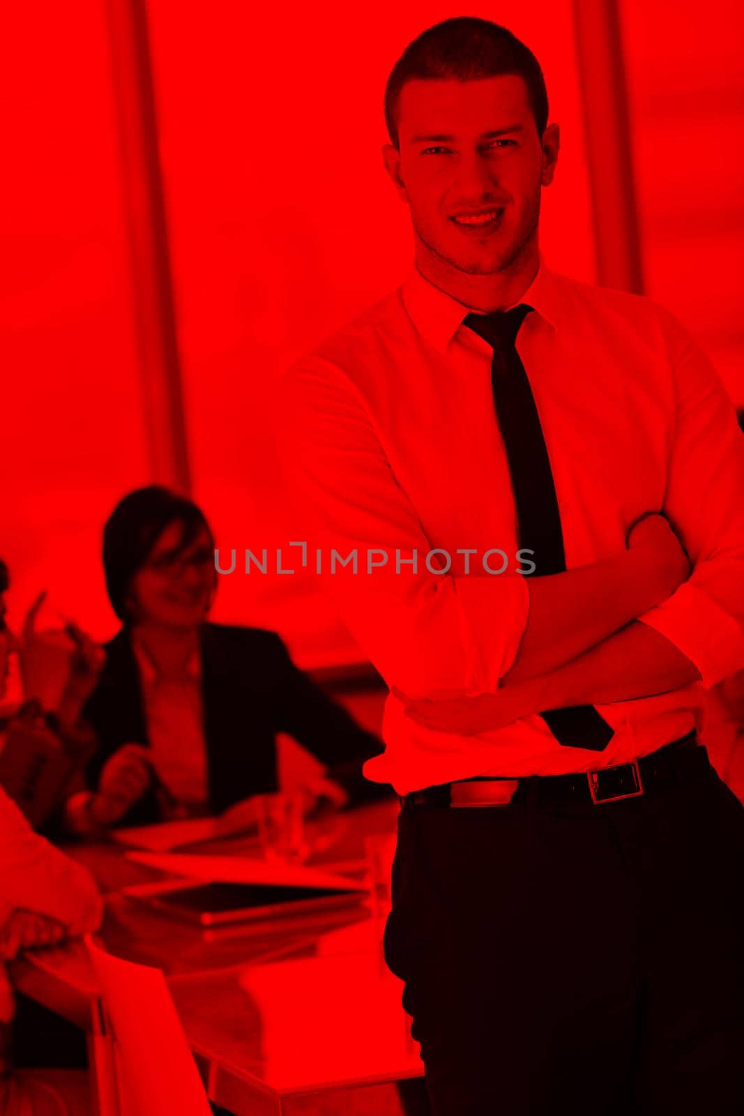 business people at meeting by dotshock