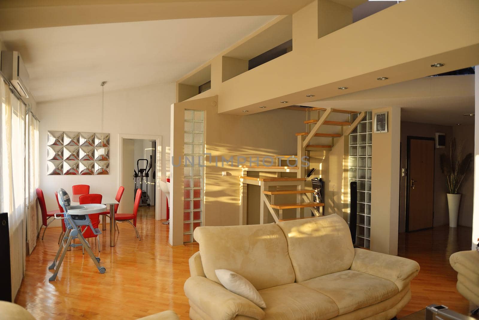 Modern living room by dotshock