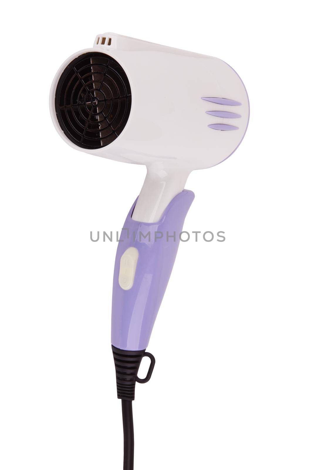 Hair dryer isolated on a white background