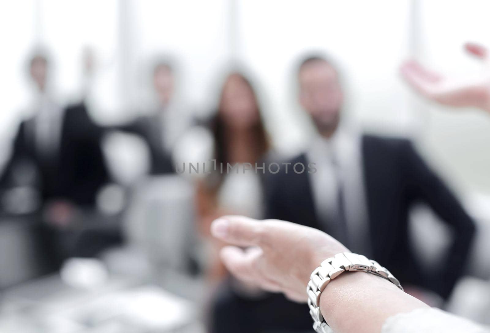 blurred image. business team at a working meeting.business background