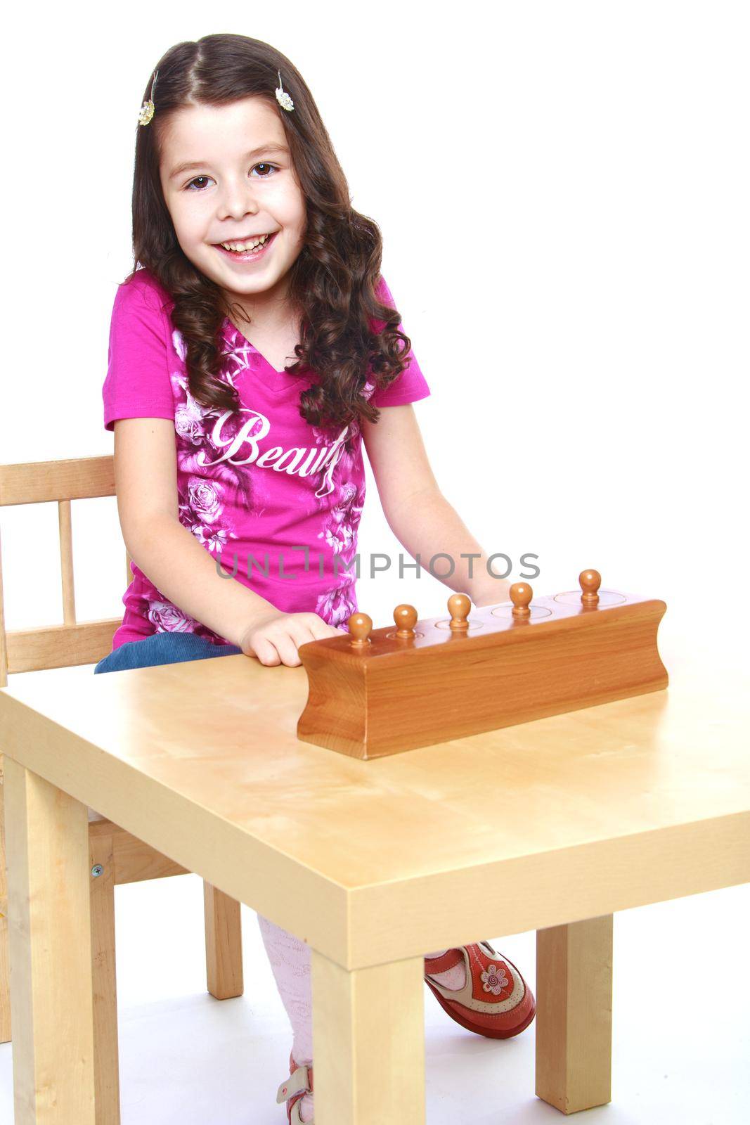 girl at the table by kolesnikov_studio