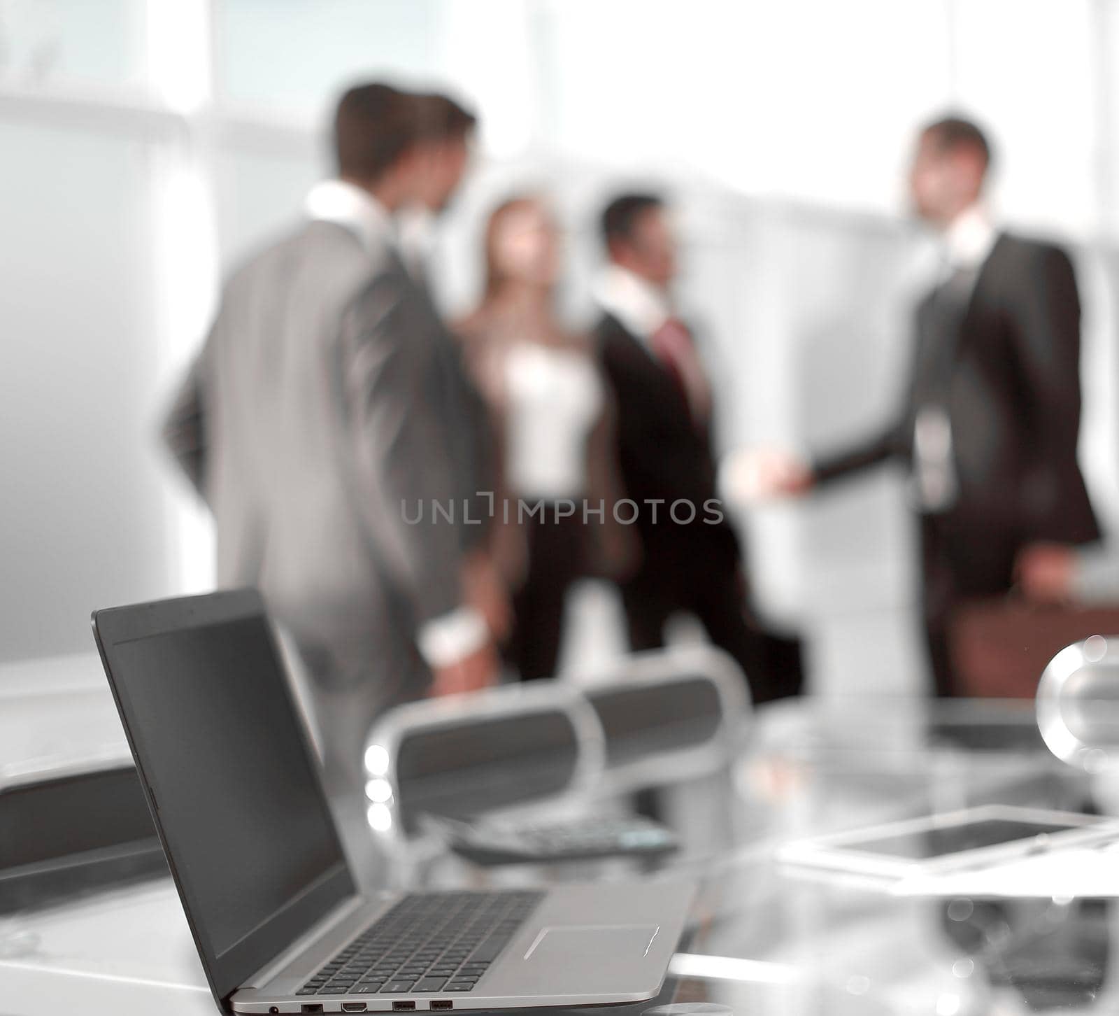 blurred image of a modern office by asdf