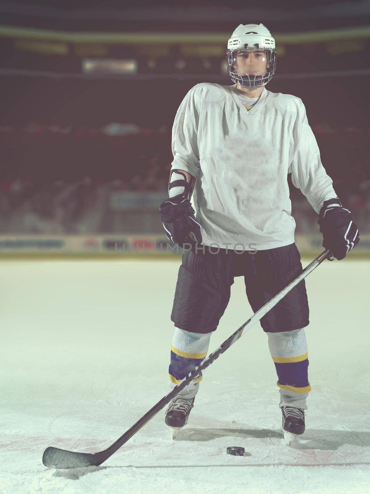 hockey player portrait by dotshock
