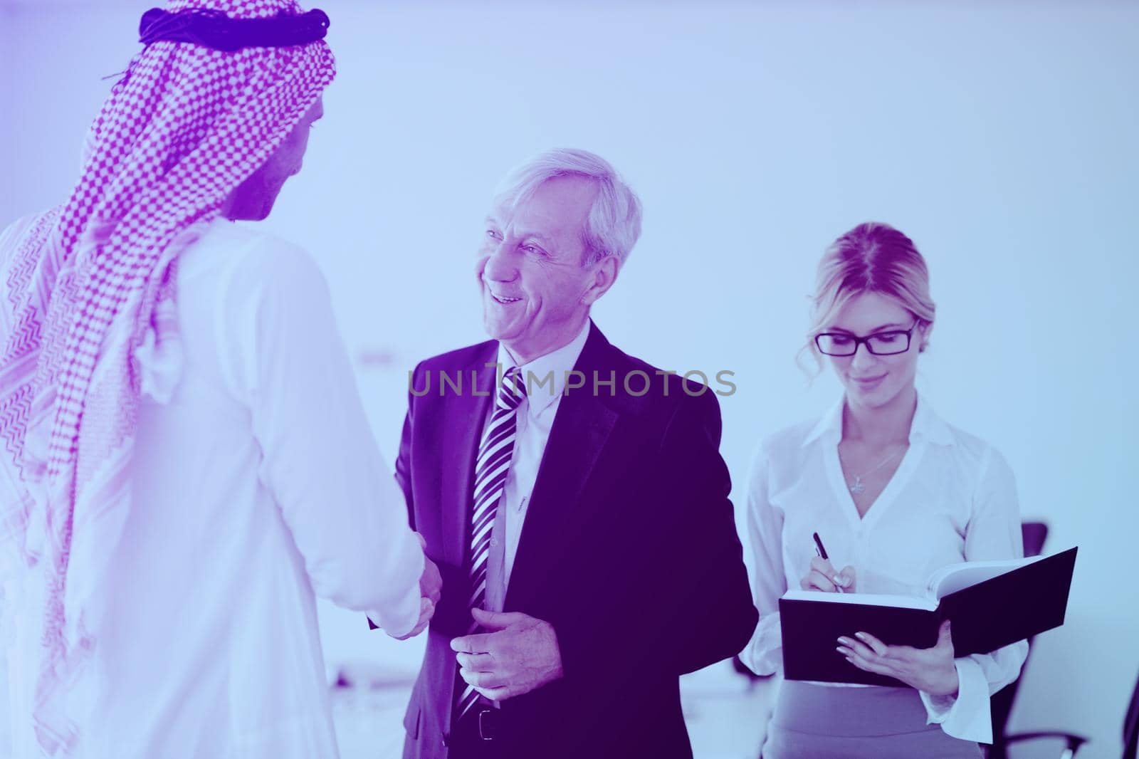 Arabic business man at meeting by dotshock