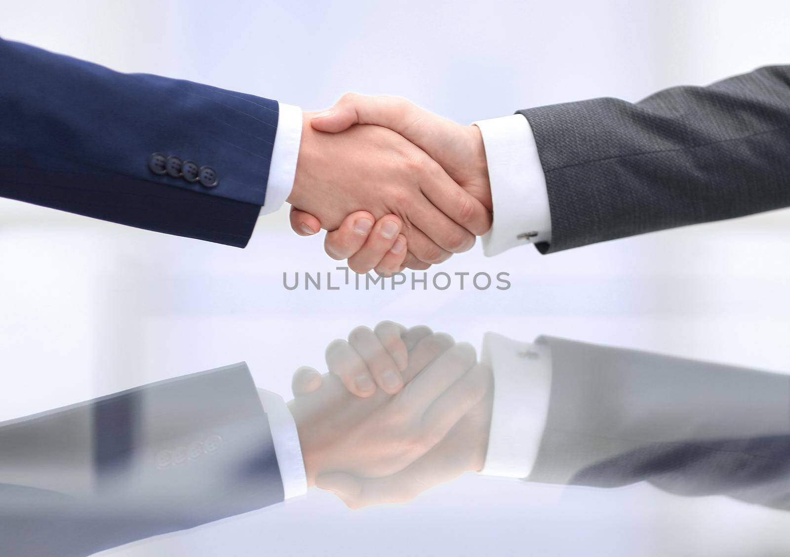 Business men making handshake. Business concept. by asdf