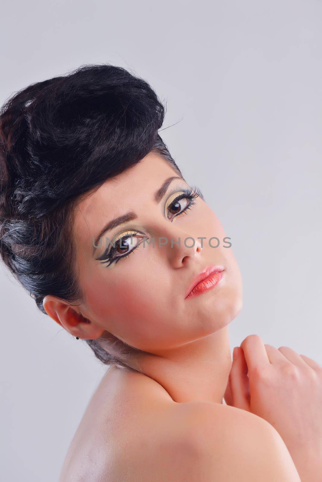 Beautiful Woman with  Luxury Makeup by dotshock