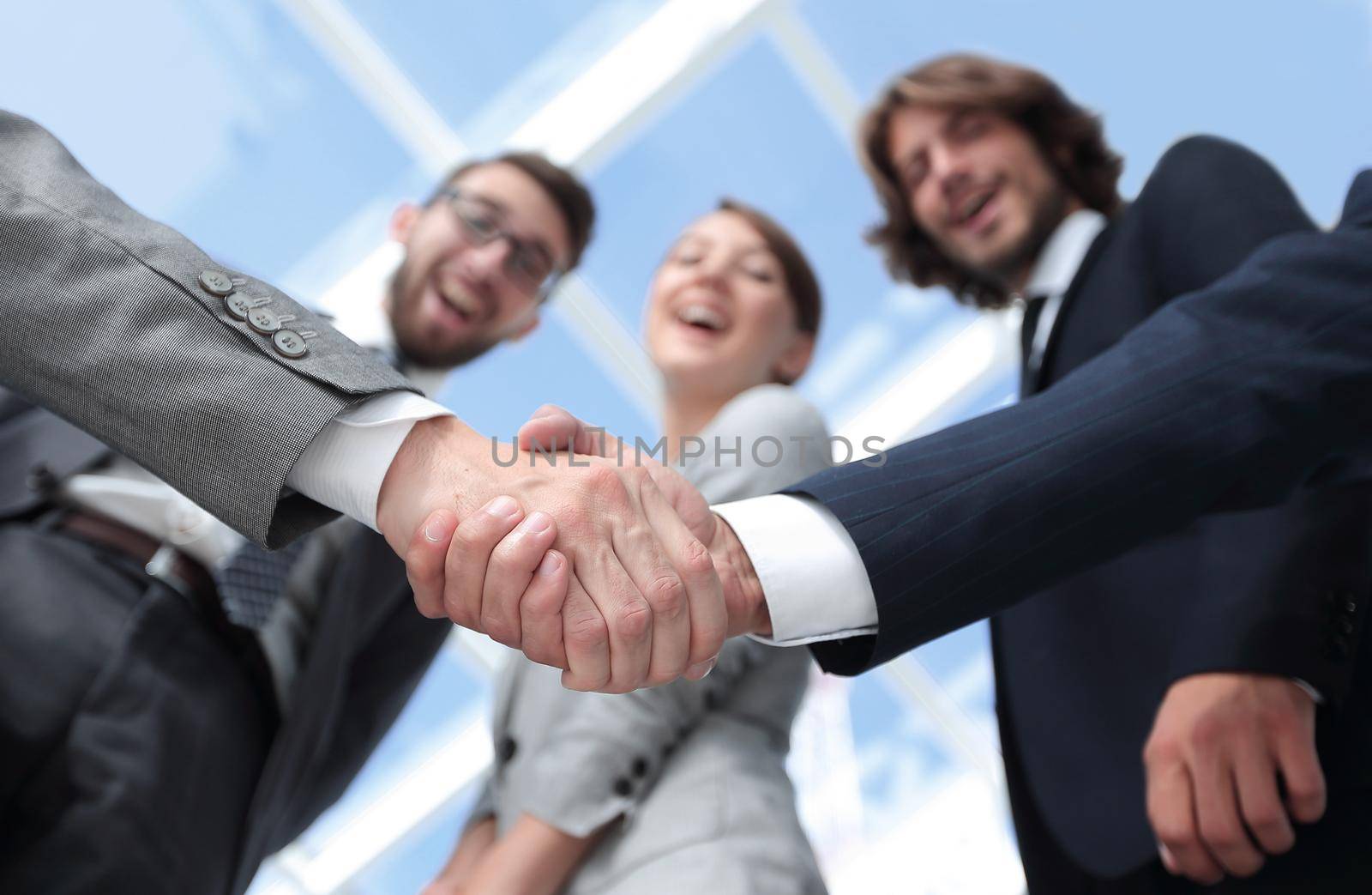 business handshake.the concept of partnership by asdf