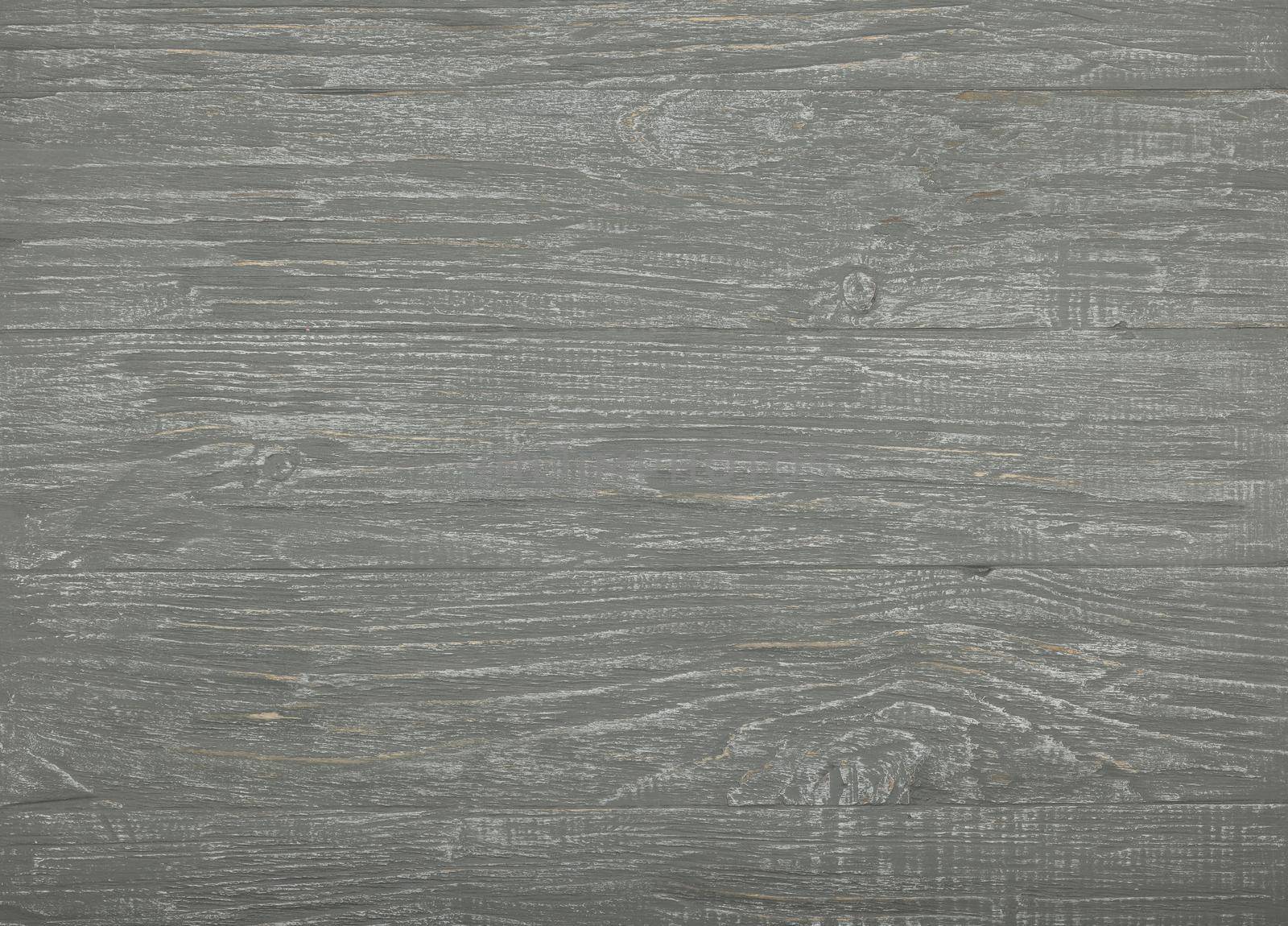 Close up background texture of light gray vintage weathered painted wooden planks, rustic style wall panel