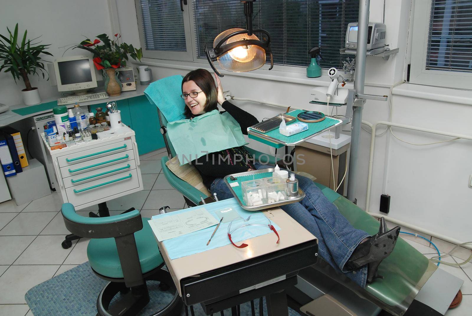 at dentist by dotshock
