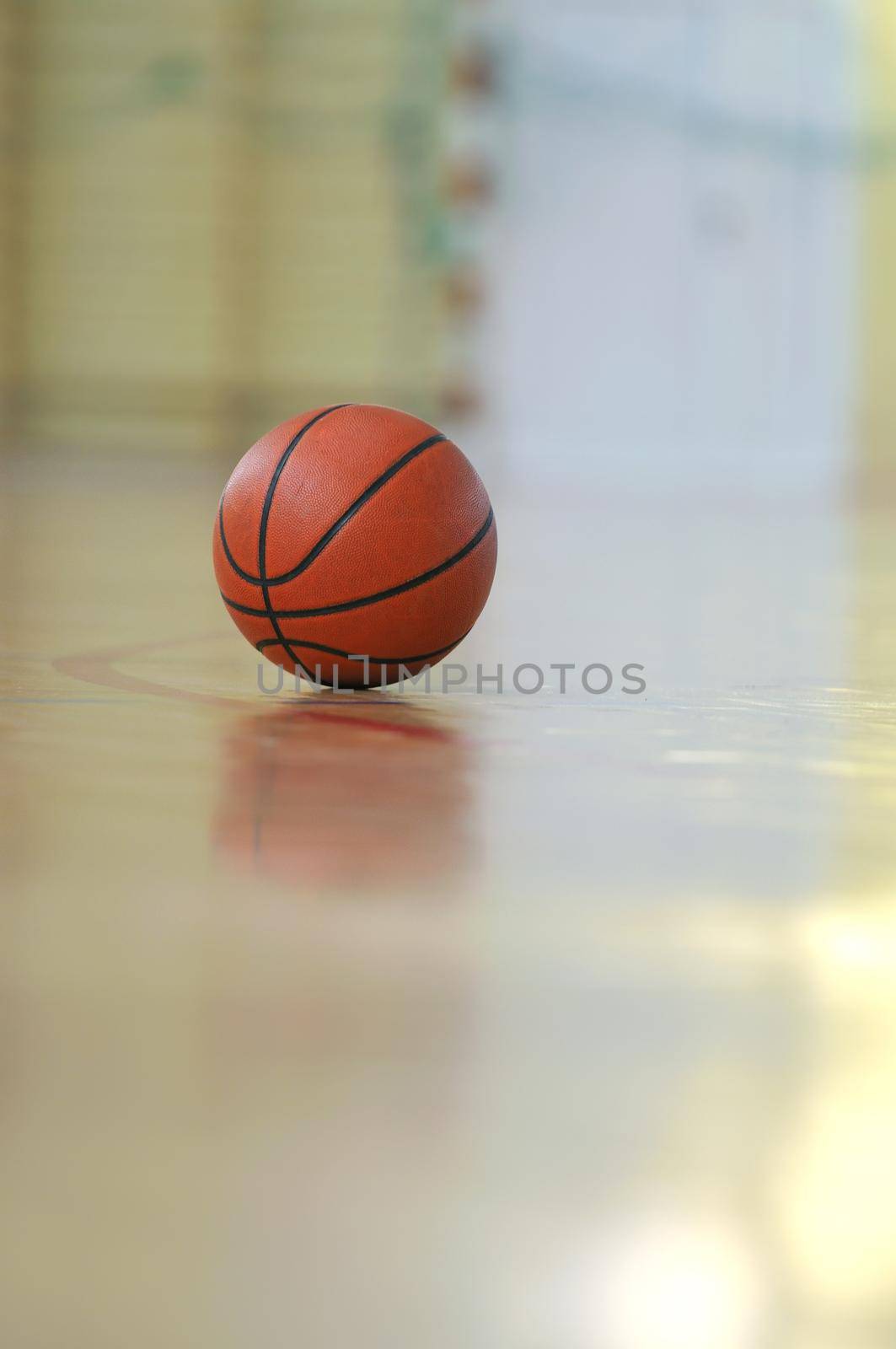 basketball ball indoor at school and gym