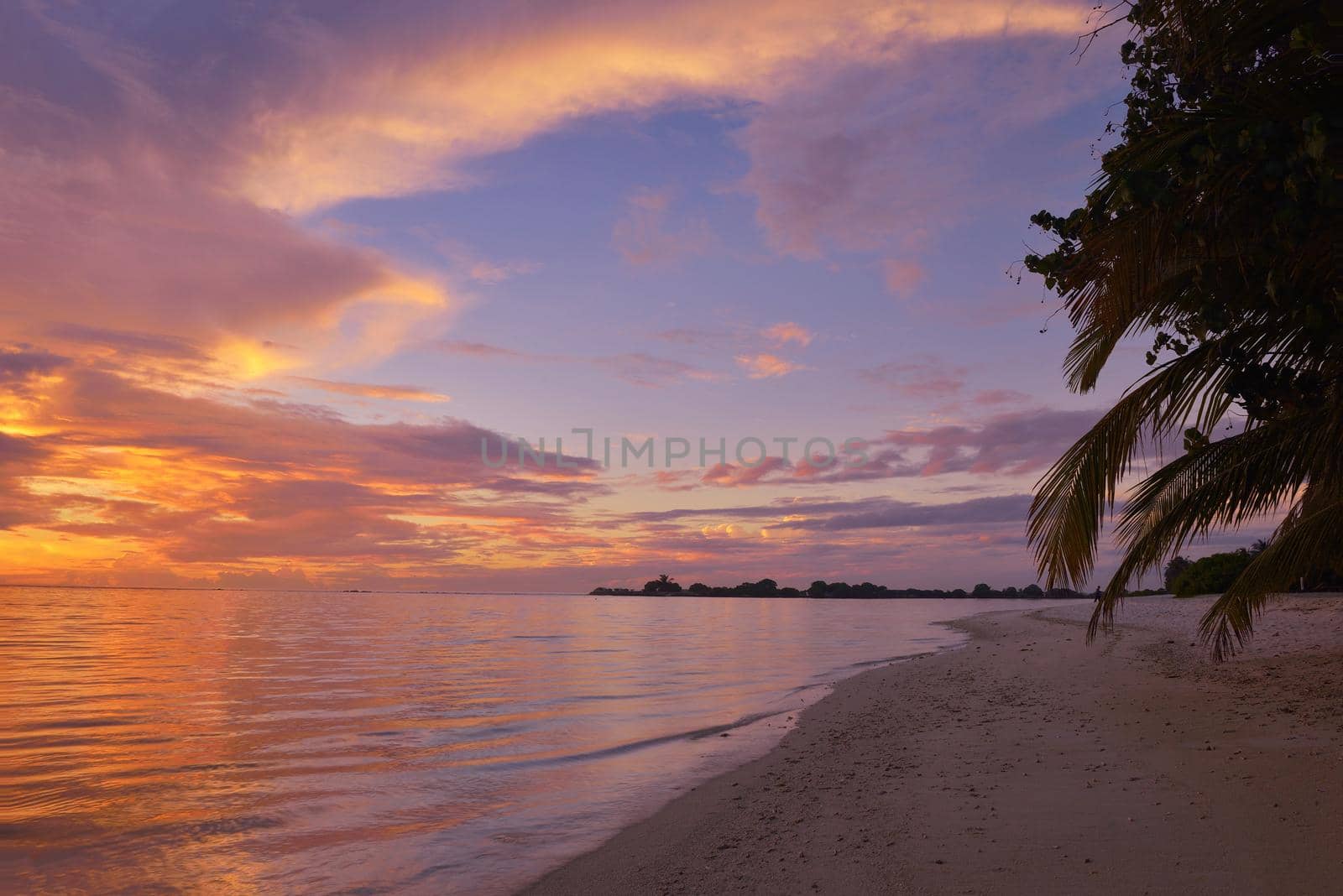 beautiful tropical beach background landscape nature sunset