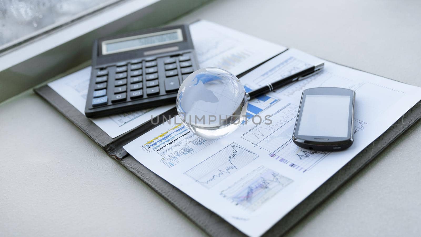 close up.workplace of the modern businessman. business concept