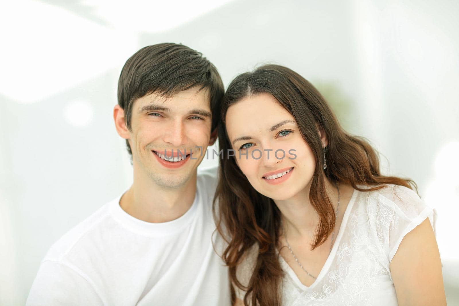 portrait of happy young couples.the concept of family happiness .photo with copy space