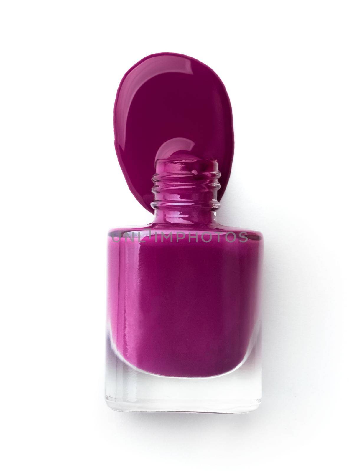 Violet nail polish bottle by GekaSkr