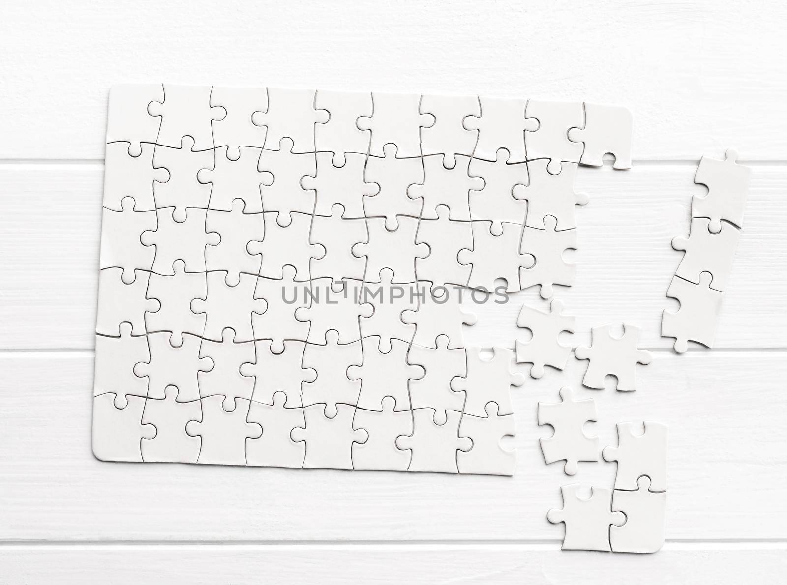 Jigsaw puzzle mockup for your photo