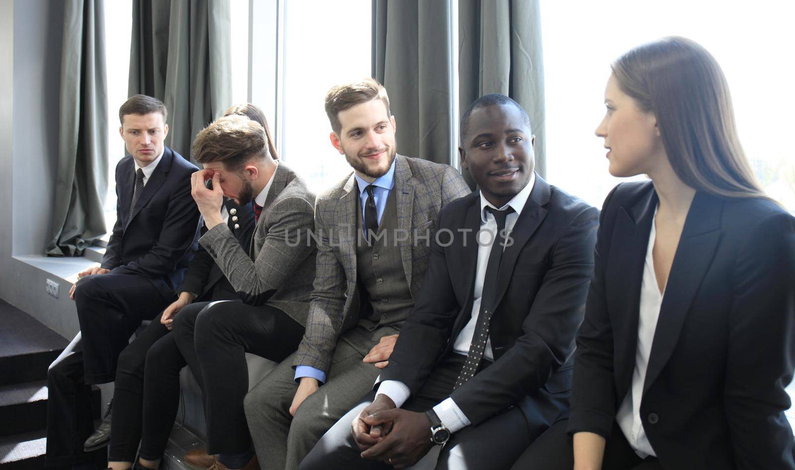 Business team having meeting in the office