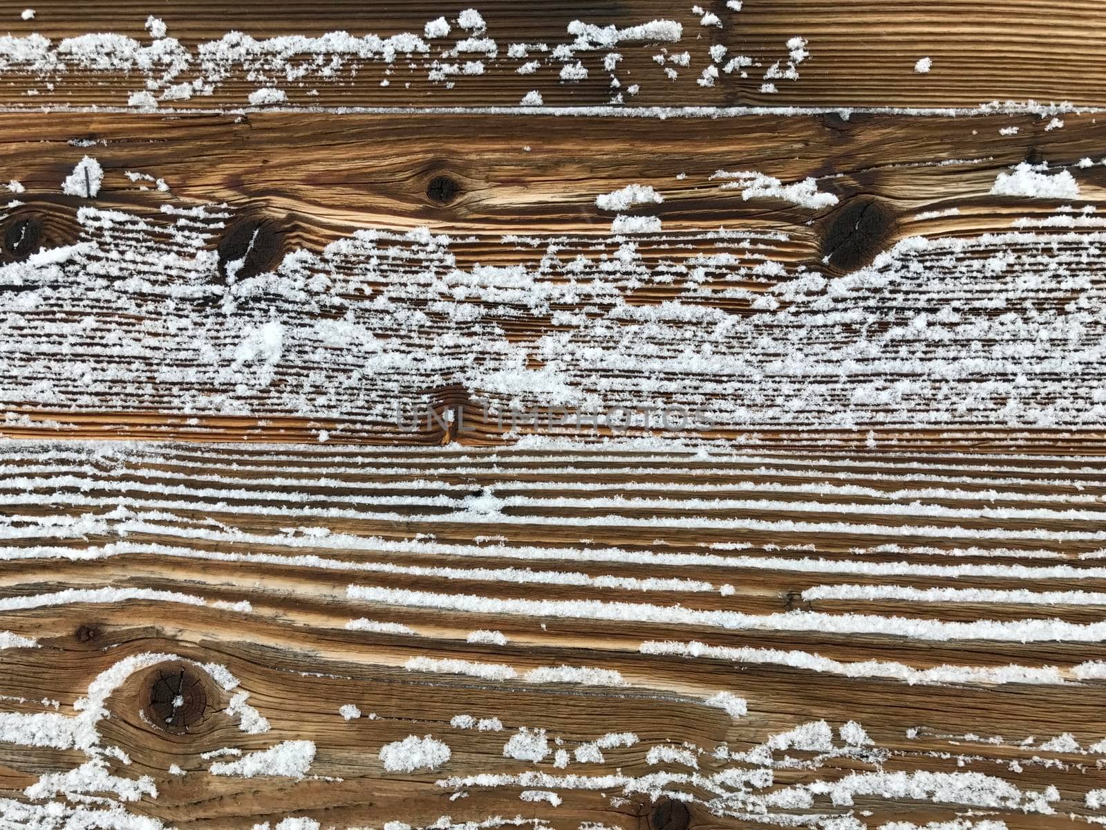 old wood wall covered with snow  vintage retro  natural outdoor  background