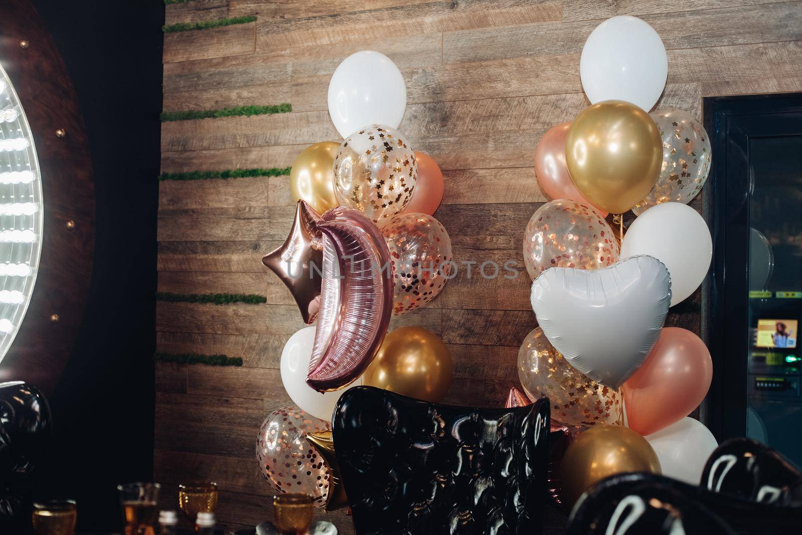 Lovely balloons being cute decoration in the room by StudioLucky