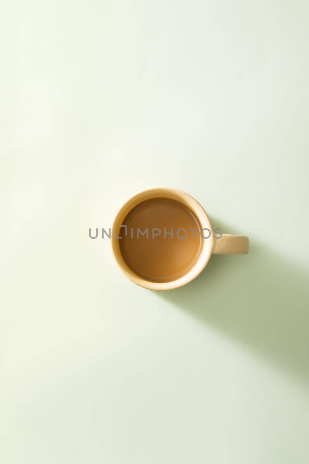 Cup of coffee on the light background by makidotvn