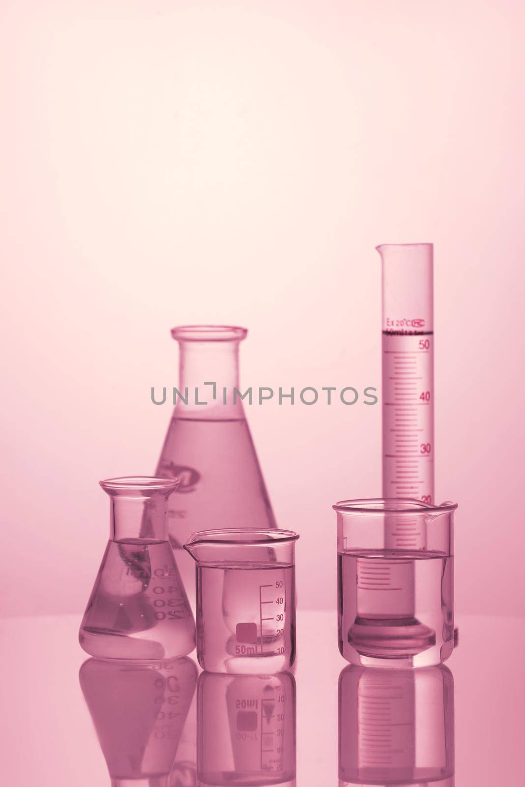 Lab theme. Science and medical background. Place for typohraphy 