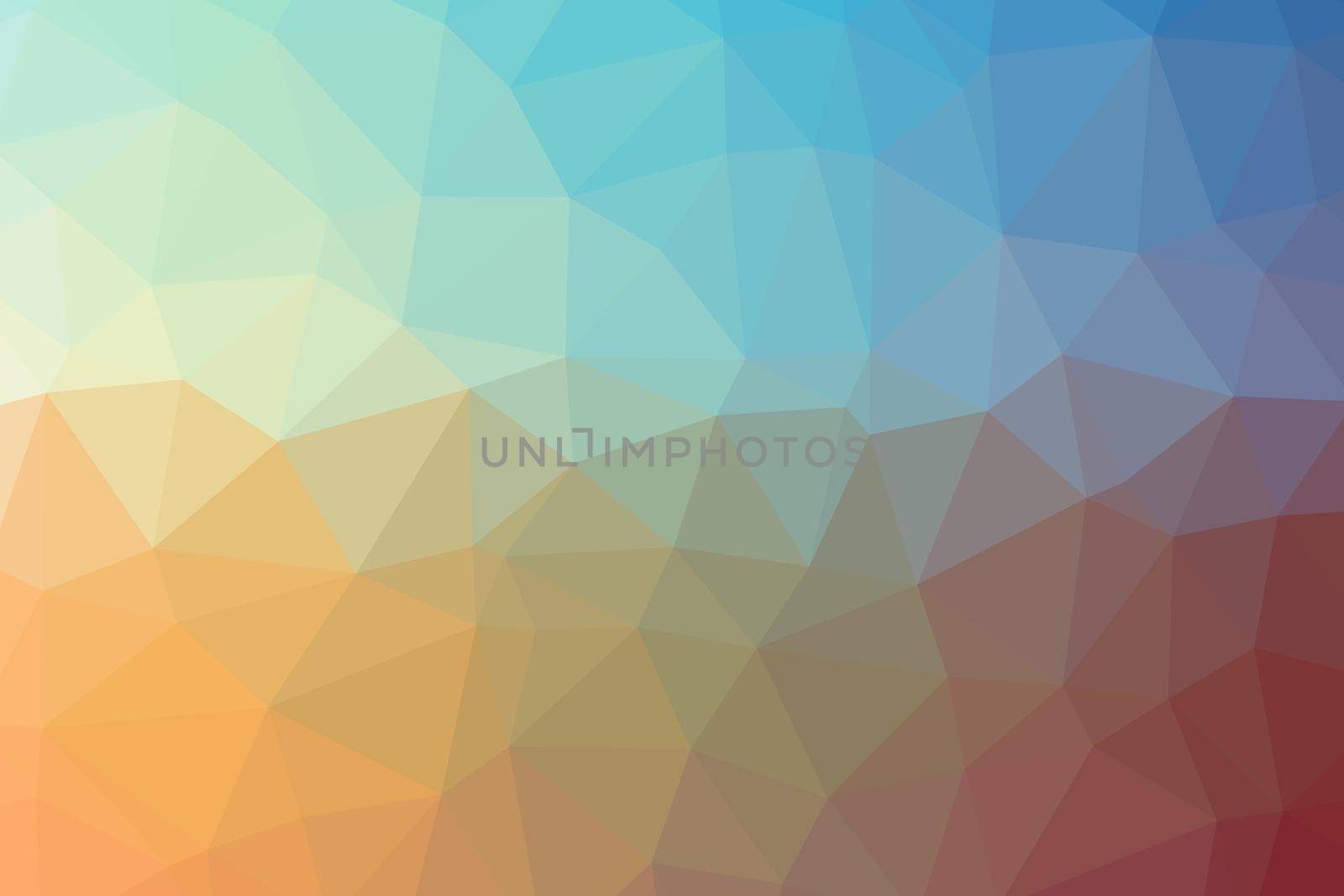 Low poly - Colorful abstract geometric background with triangular polygons.