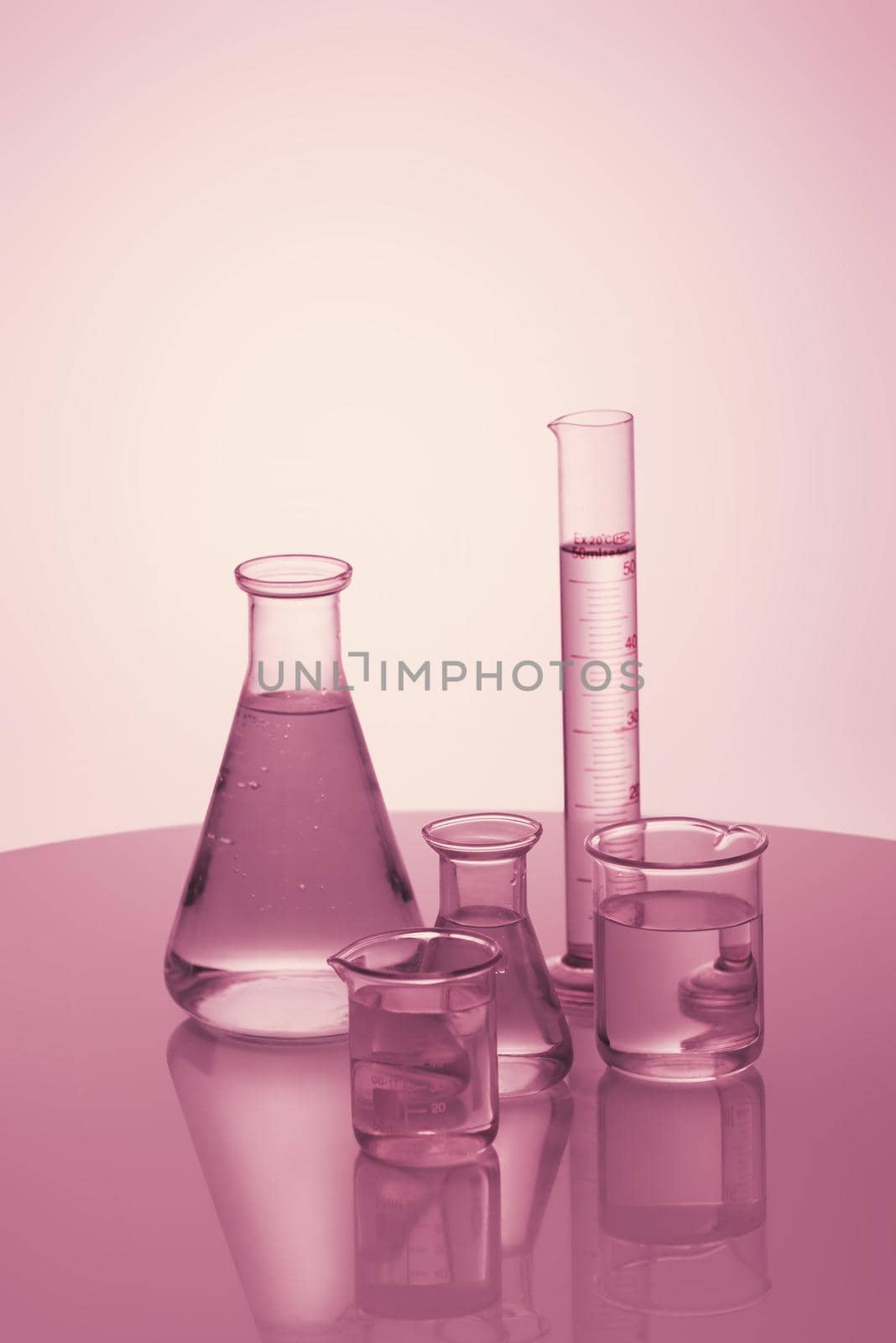 Lab theme. Science and medical background. Place for typohraphy 