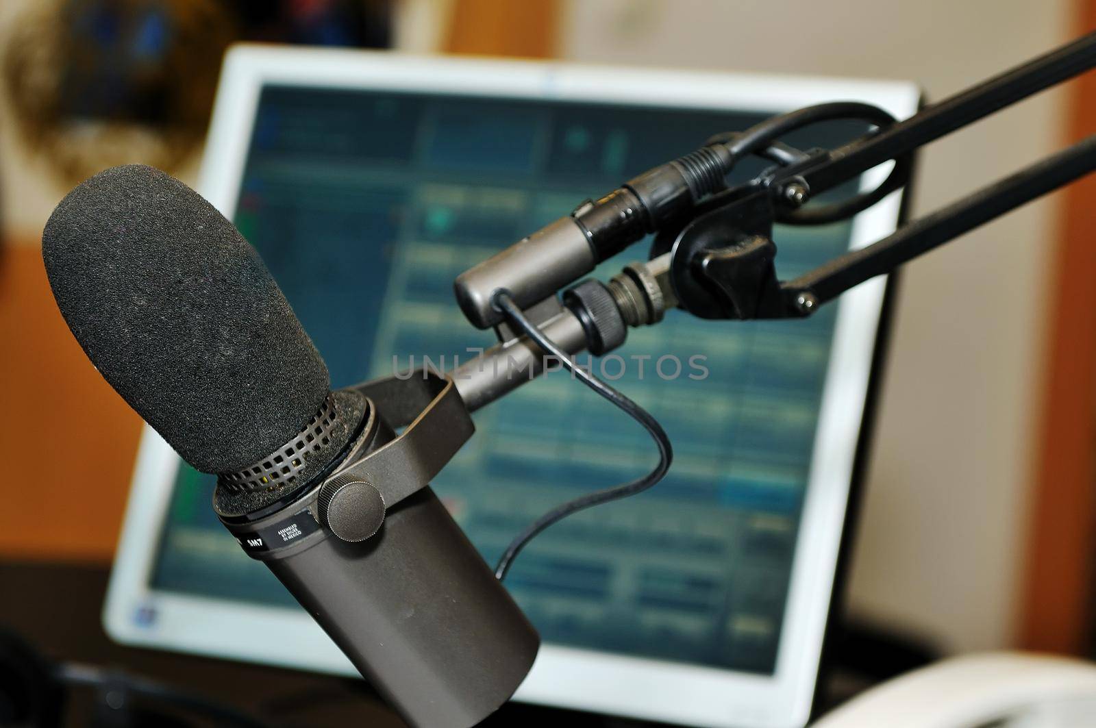 radio station microphone by dotshock