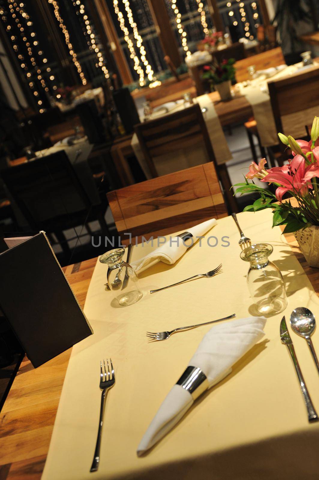 luxury modern indoor restaurant  by dotshock