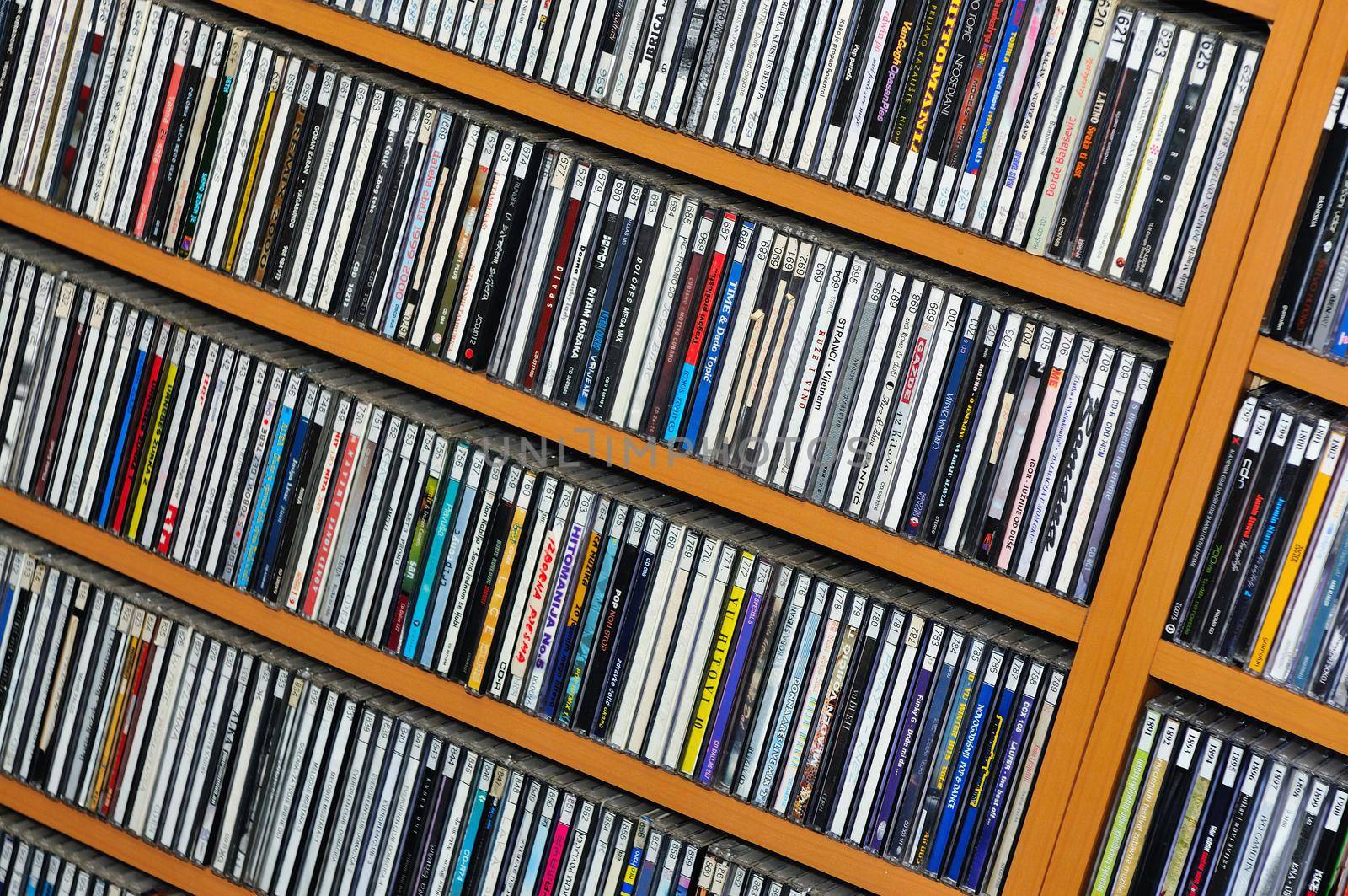 music cd dvd and plates collection library archive