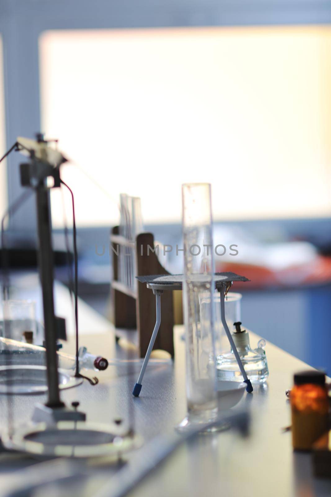school science and chemistry lab by dotshock