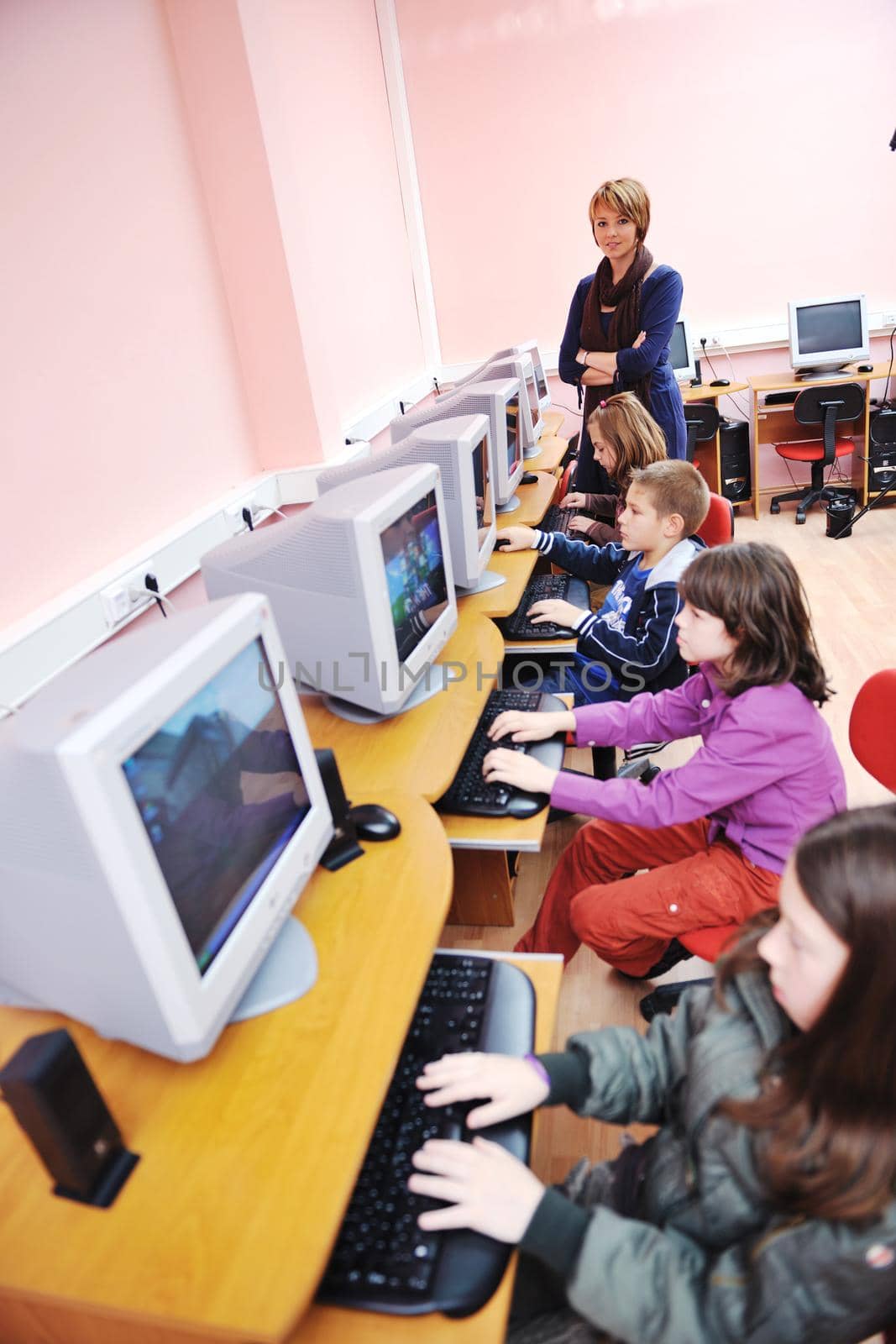 it education with children in school by dotshock