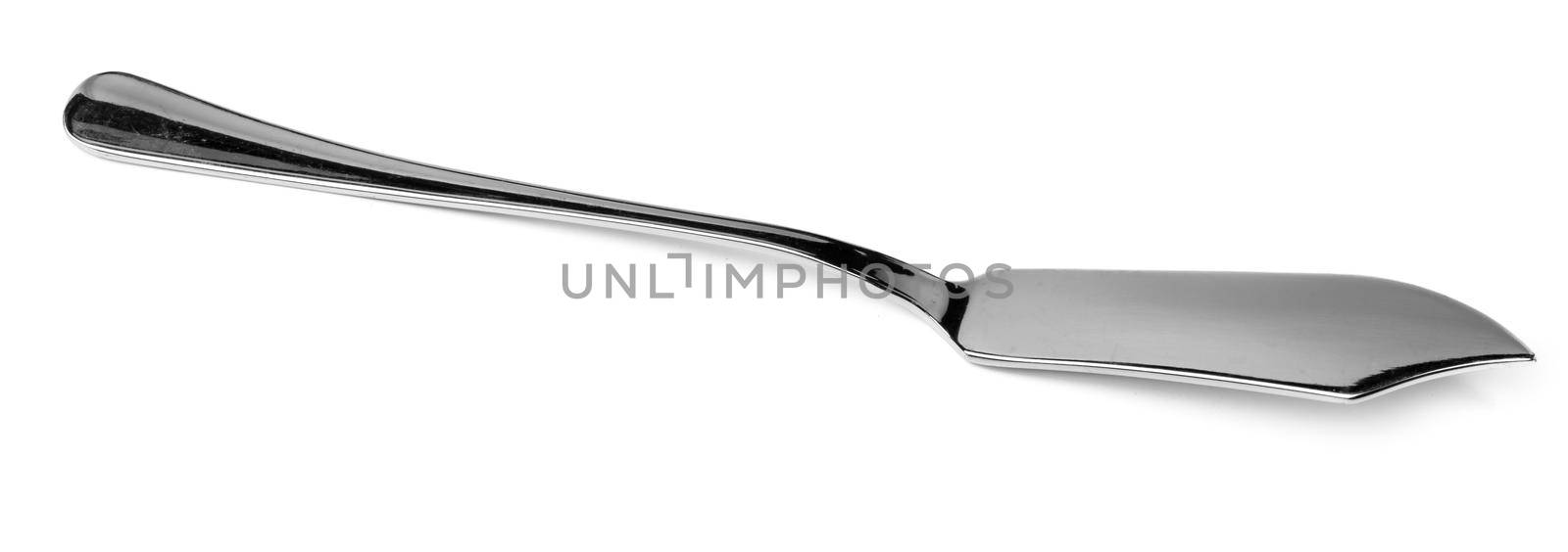 Dining knife for fish isolated on white background by Fabrikasimf