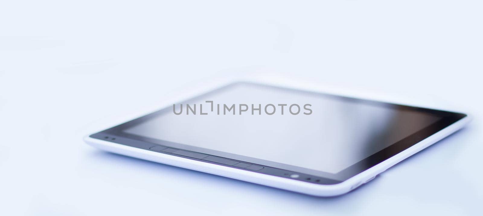 modern e-book . isolated on a black background. by SmartPhotoLab