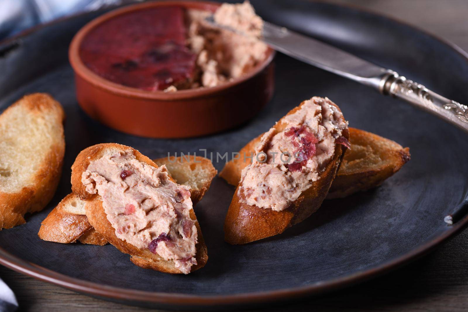 Chicken pate with cranberry jelly by Apolonia