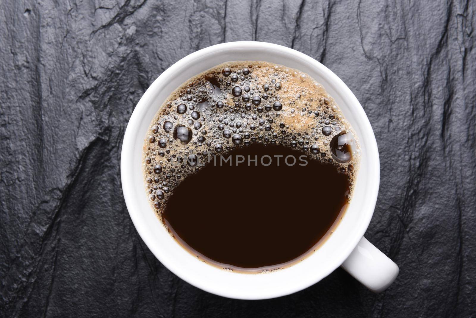 Black Coffee on Black Slate by sCukrov