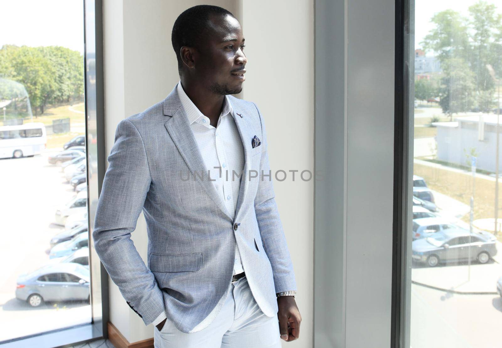 Portrait of a successful confident african businessman