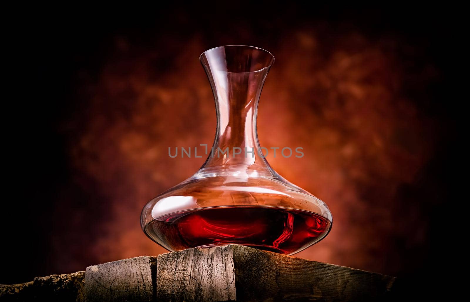 Wine in a decanter by Givaga