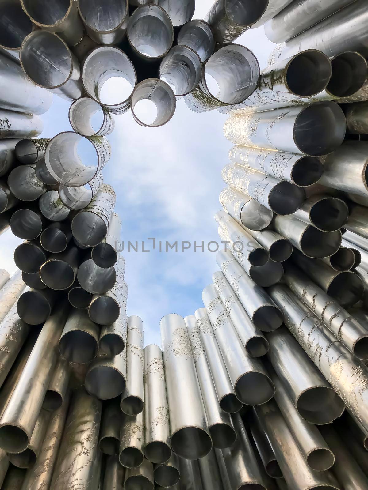 Sibelius monument seen from underneath  by kaliaevaen