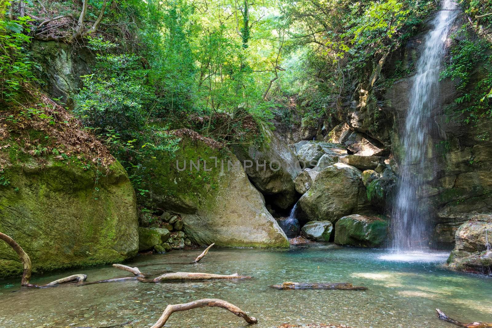 Waterfall in Pelion, Greece by ankarb