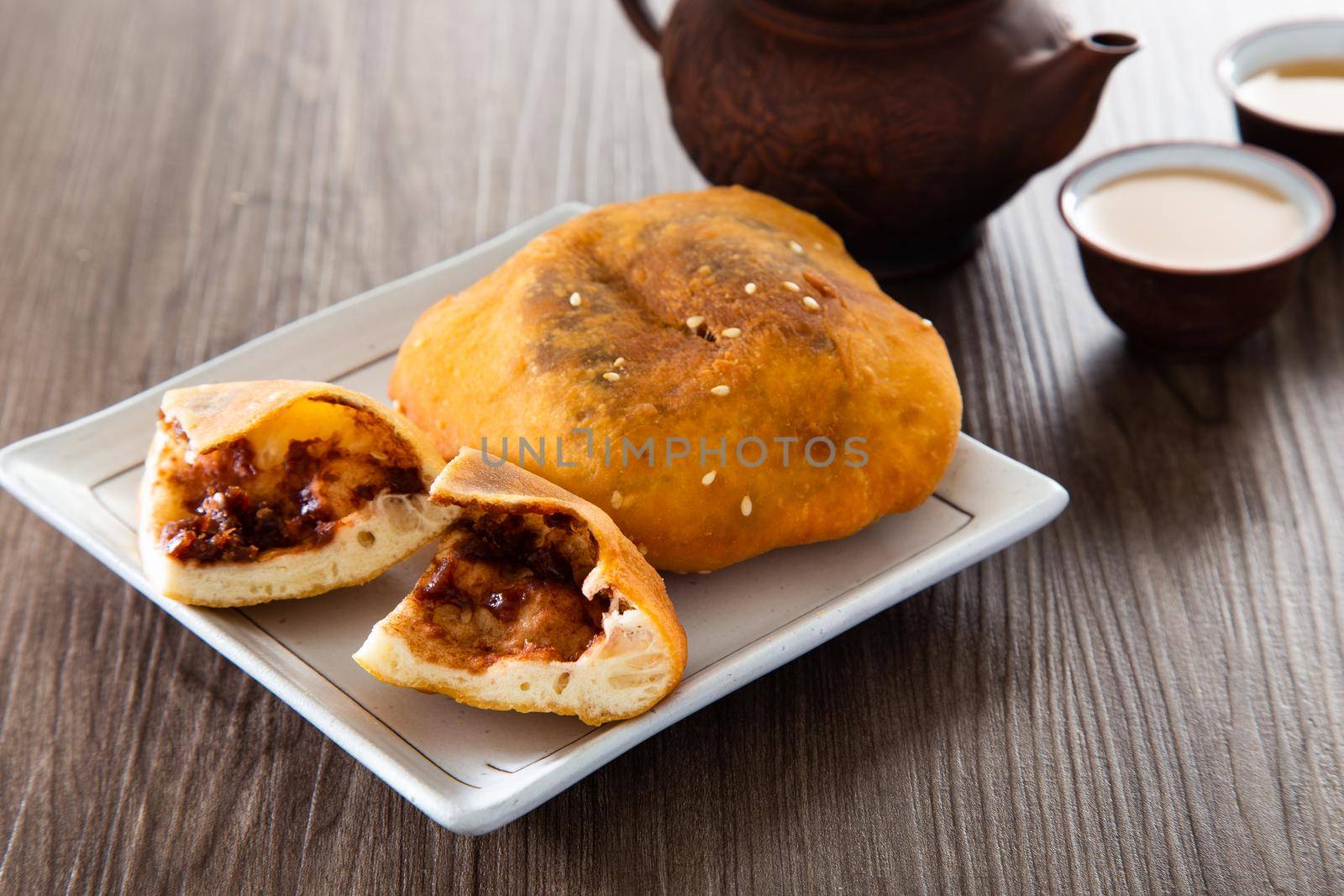 Ham chim peng. (deep-fried chinese doughnut). There are at least 3 varieties of ham chin peng - with glutinous rice, five spice powder and red bean paste