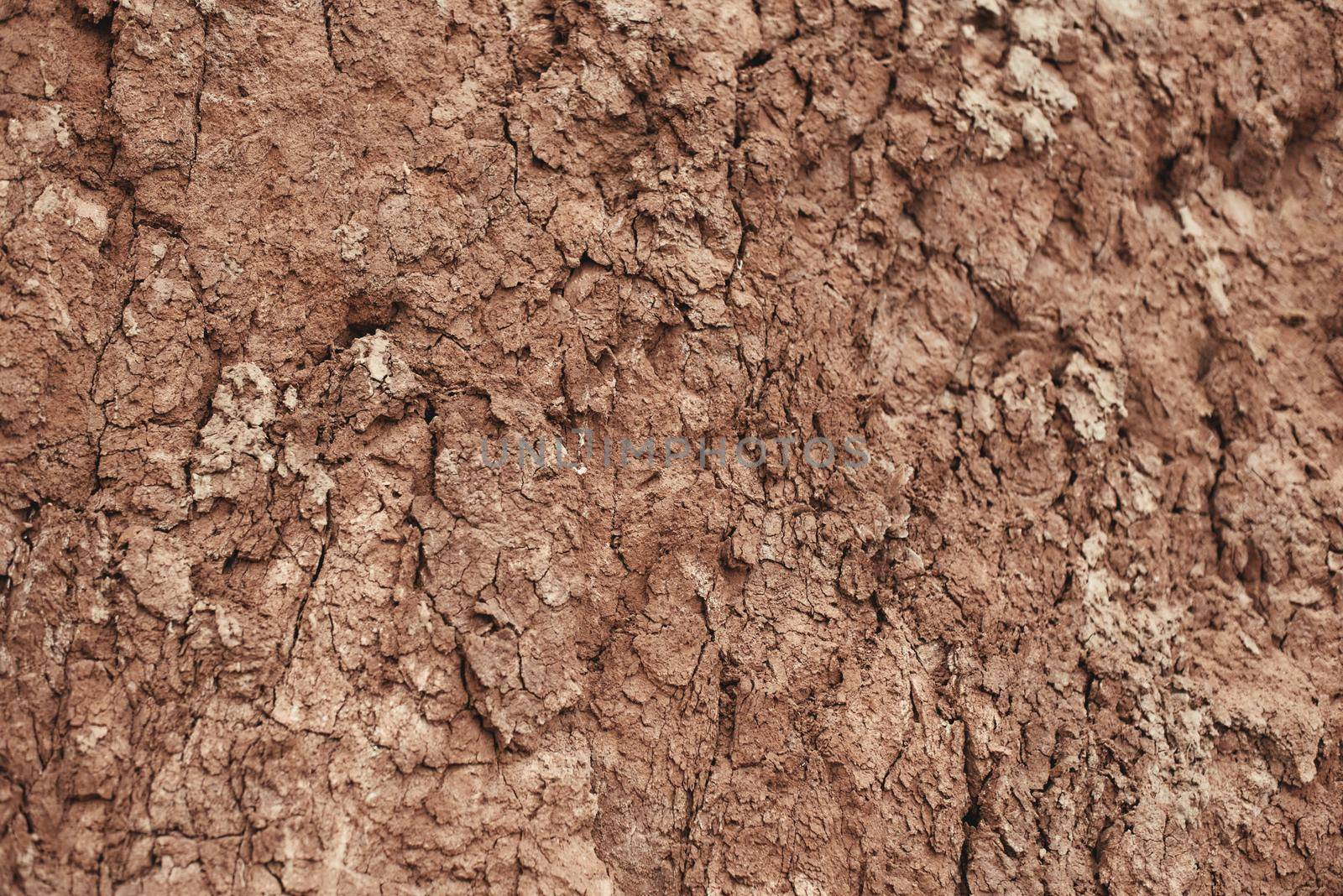 Close up of detailed natural brown stone. Mountain texture and background. Nature concept.